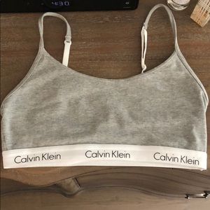 Calvin Klein adjustable bralette - Size Medium